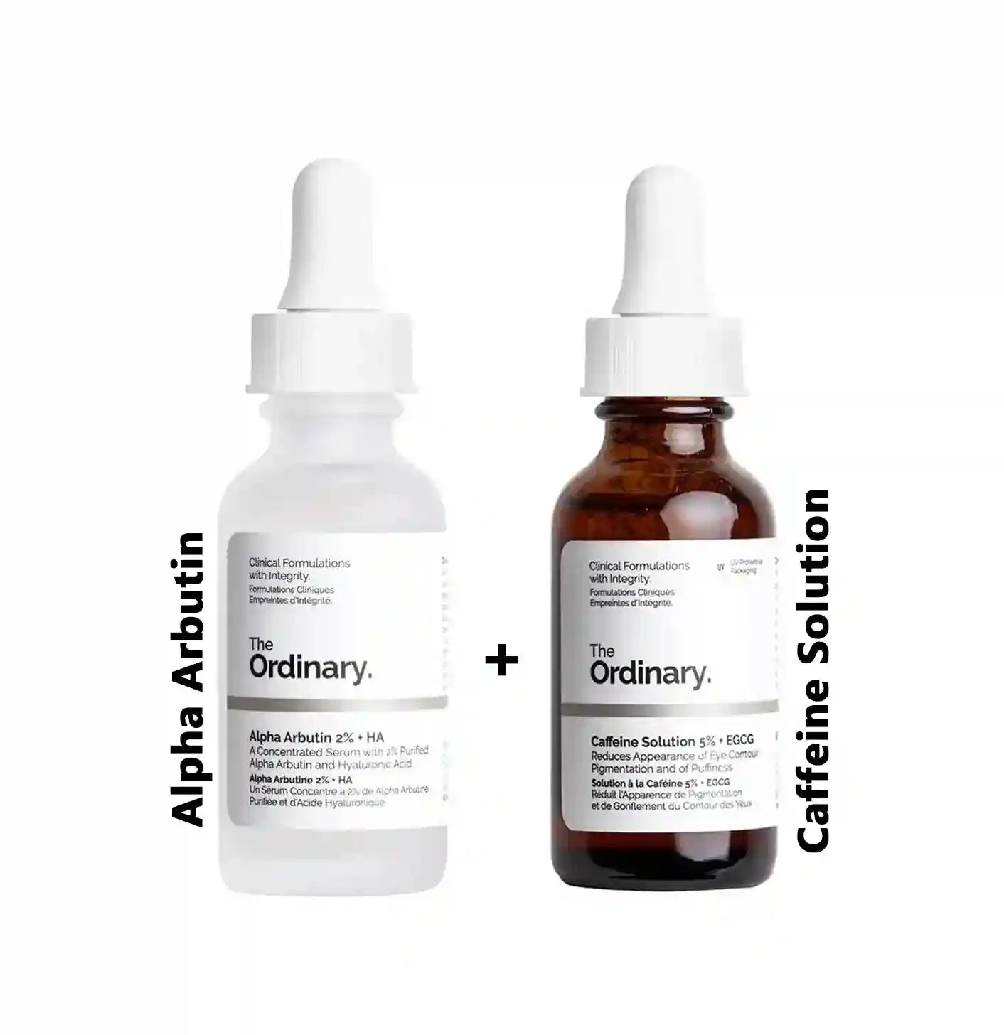 Alpha Arbutin 2% HA + Caffeine Solution 5% EGCG Combo