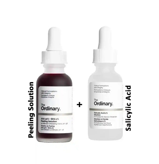 Salicylic Acid 2% Solution + AHA 30% + BHA 2% Peeling Solution Combo