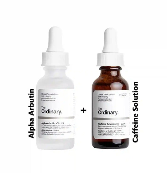 Alpha Arbutin 2% HA + Caffeine Solution 5% EGCG Combo