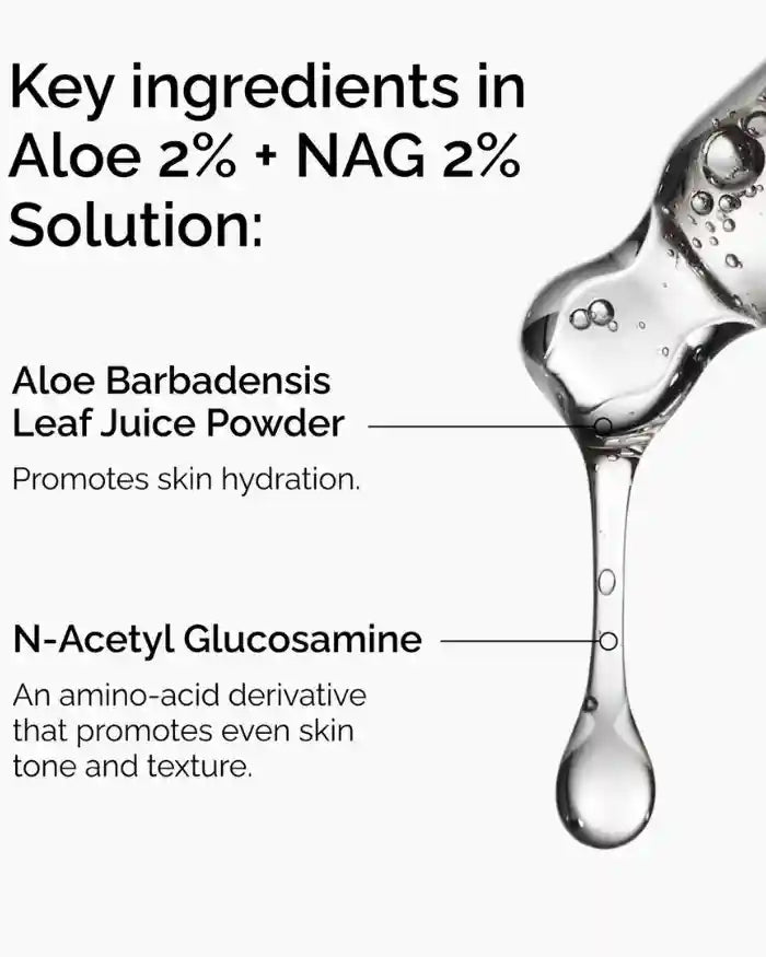 Aloe 2% + Nag 2% Solution Serum