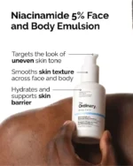 Niacinamide 5% Face and Body Emulsion 100ml - Image 2